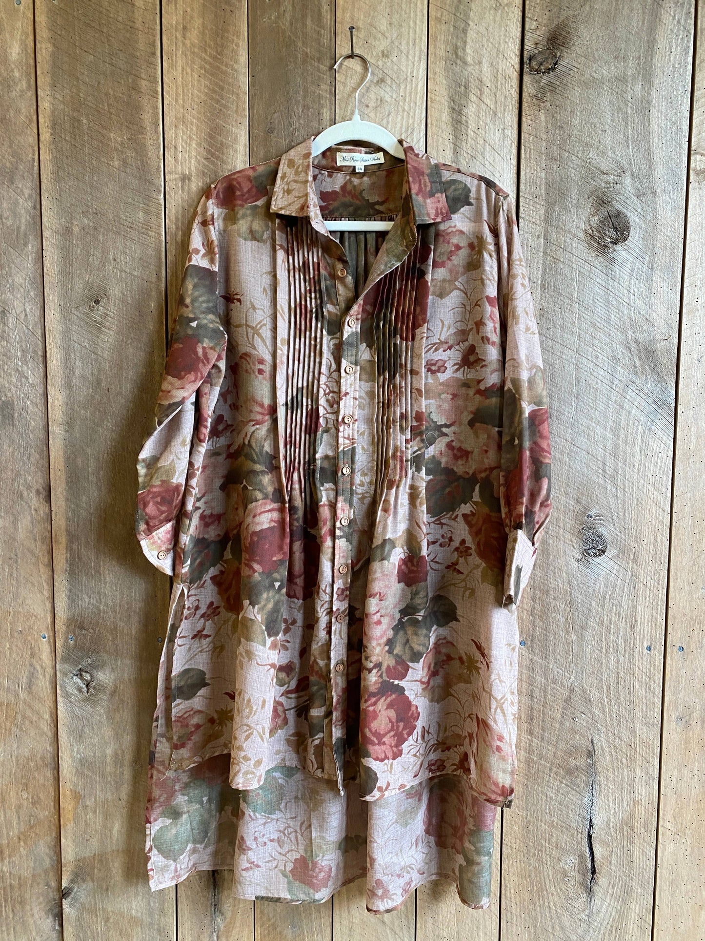 WOMEN'S - Annabelle Shirt Dress - Antique Rose