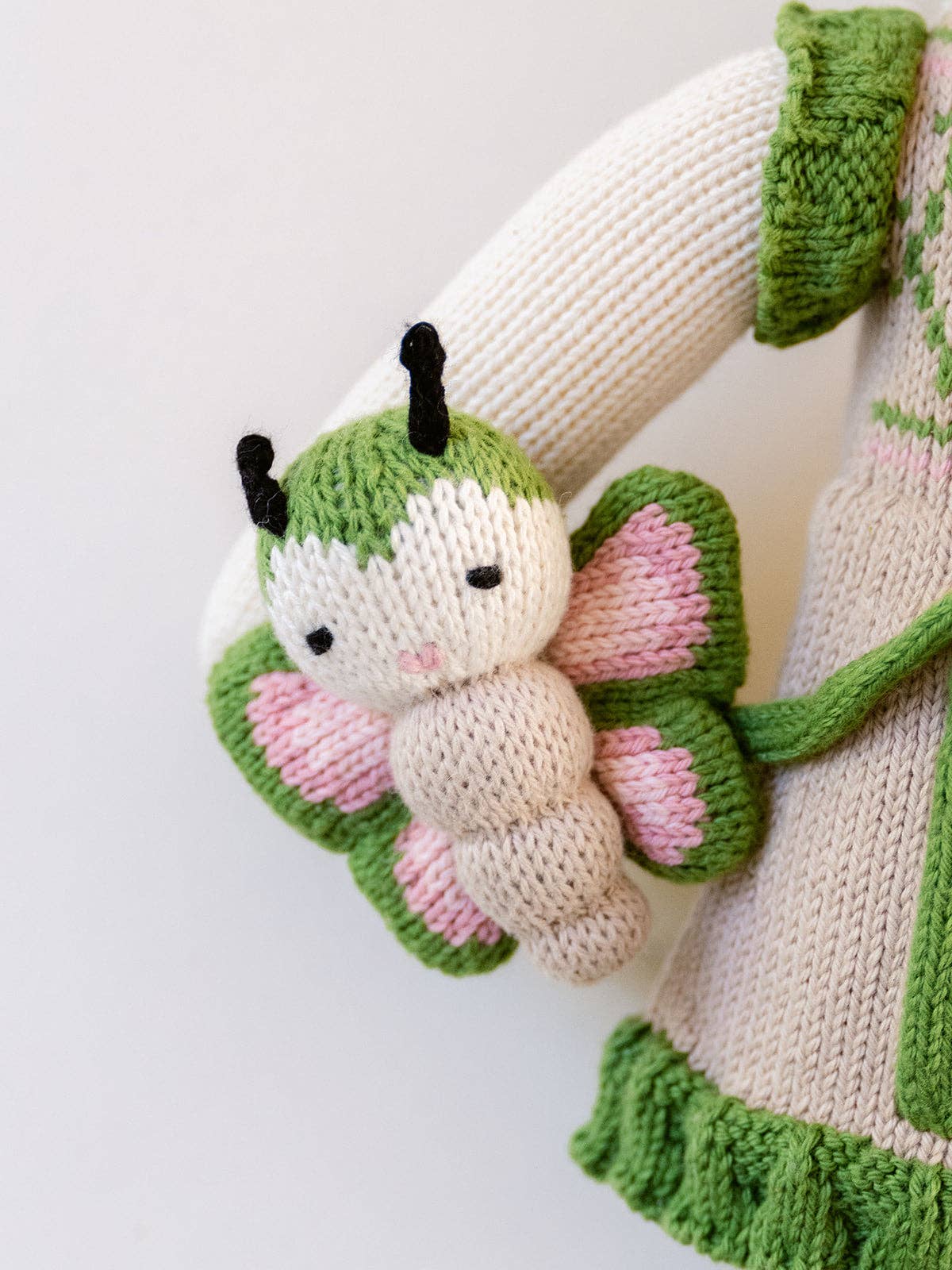 20" Beatrice the Bunny with 3" Mini Bella the Butterfly