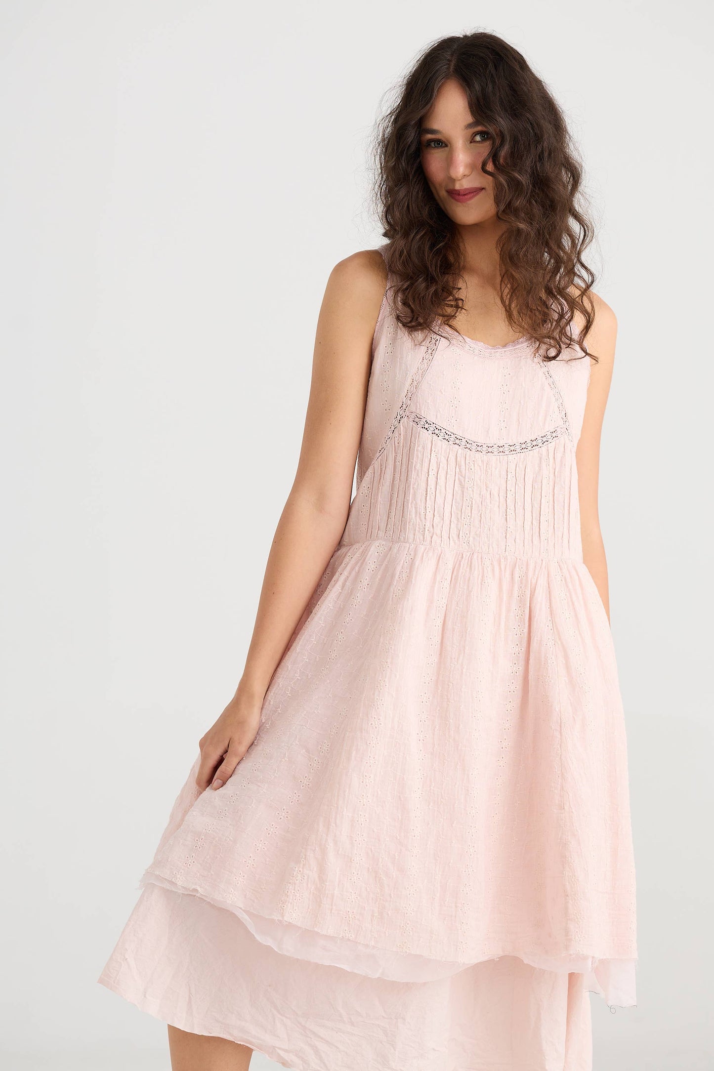 WOMEN'S - Cinderella Dress. Powder Pink