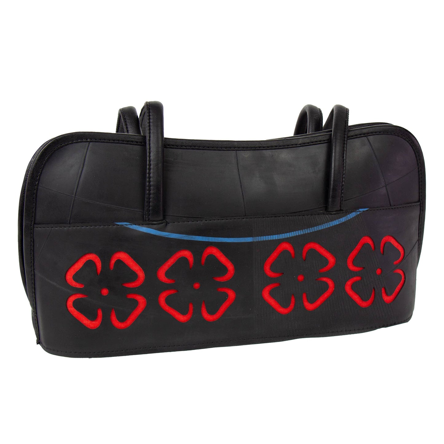Cut Out Flower Tire Bag- Upcycled!