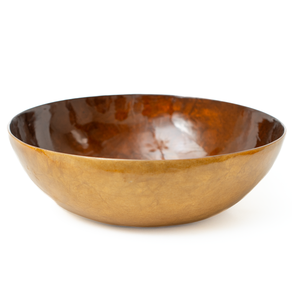 Capiz Shell Bowl | Beautiful Browns