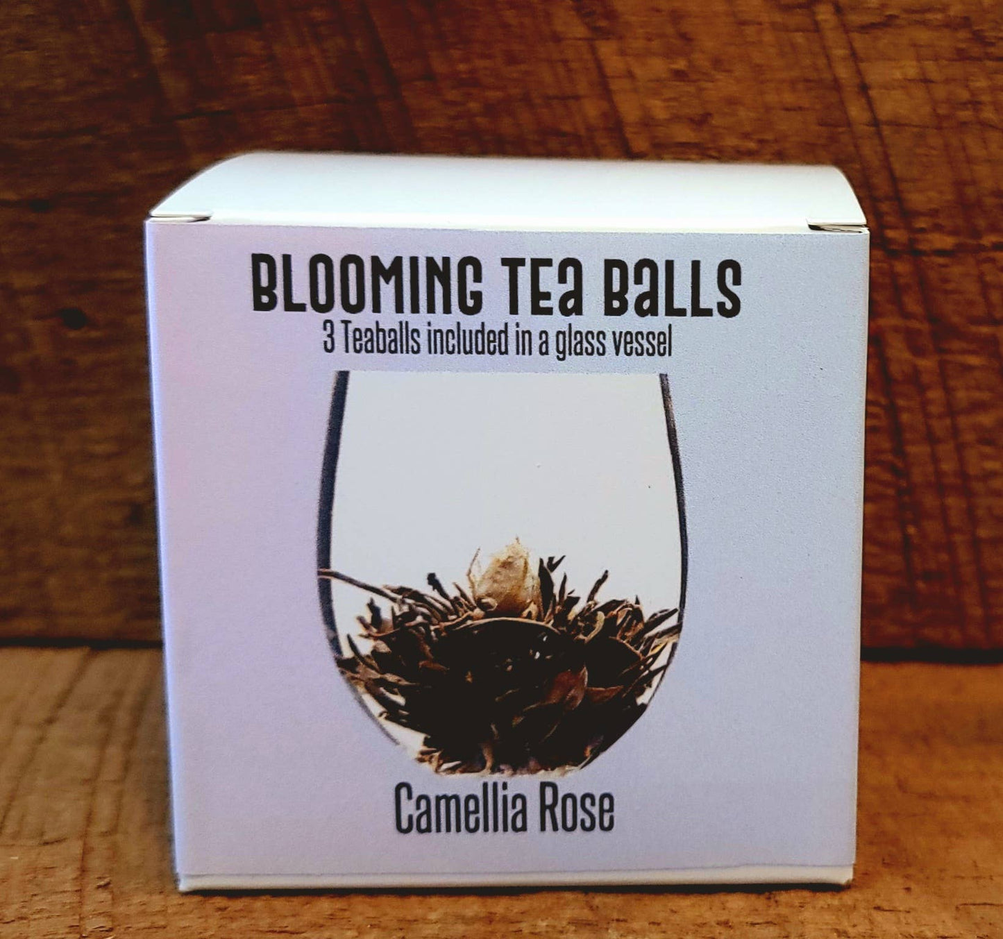 Blooming Flower Tea Balls - Camellia Rose Black Tea - 3 Ball