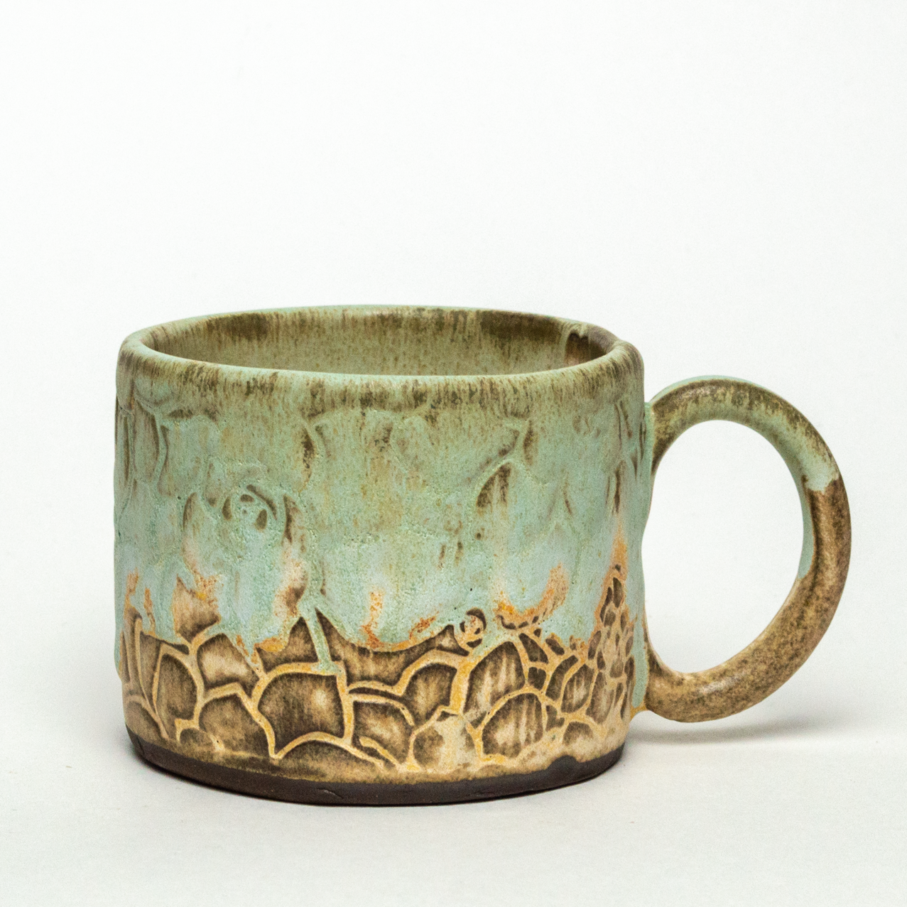 Green Succulent Mug