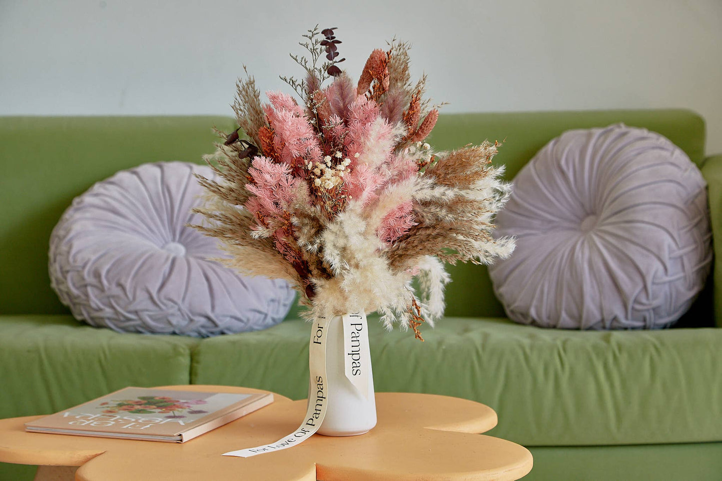 Dried Flower Bouquet "Fleurs Rose"