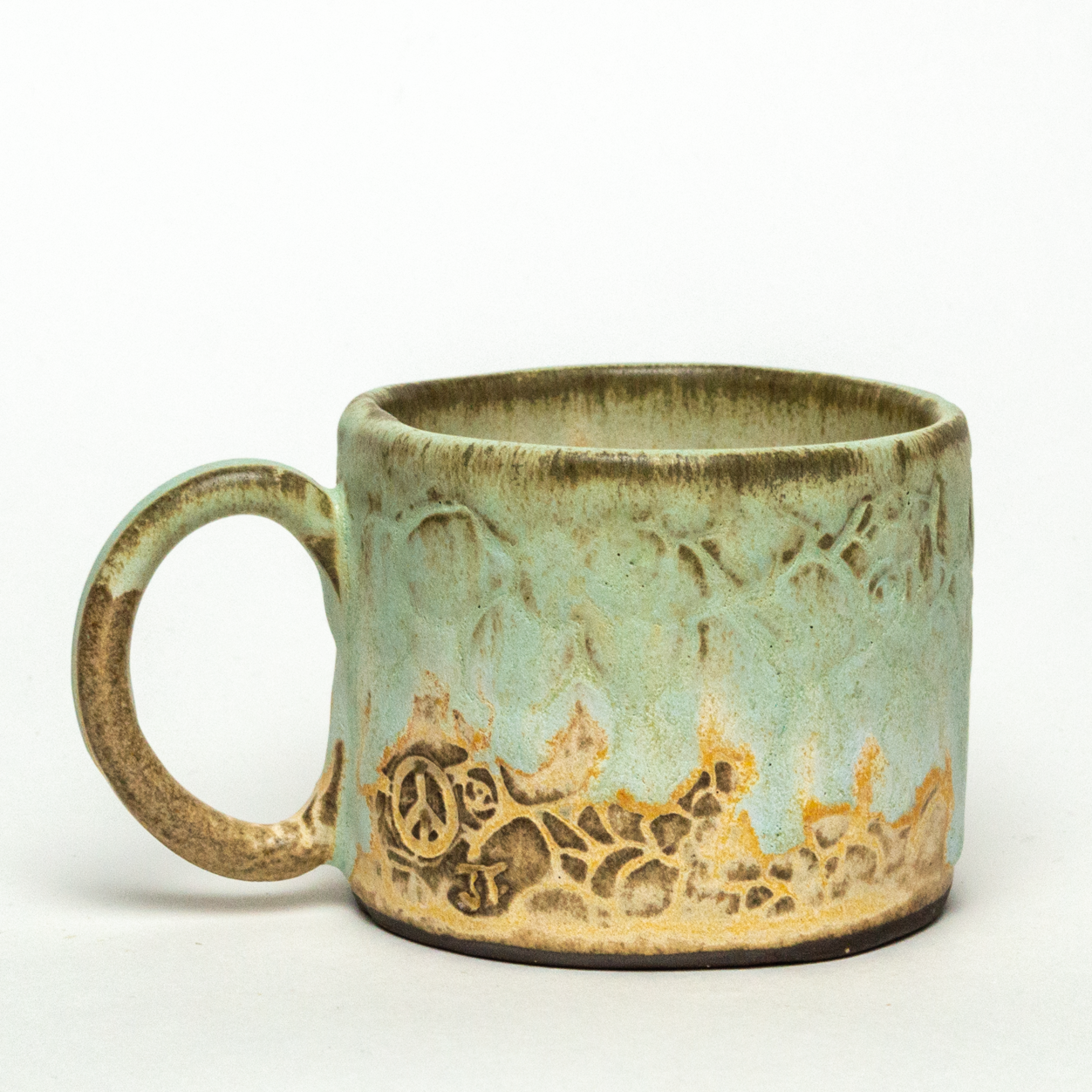 Green Succulent Mug