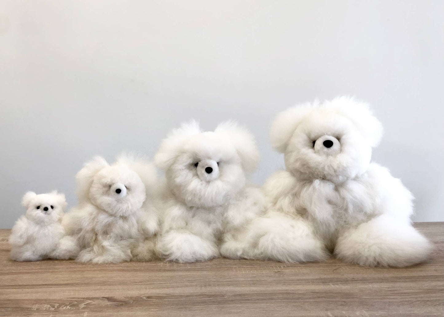 7" Micro Alpaca Stuffed Animal - Bear