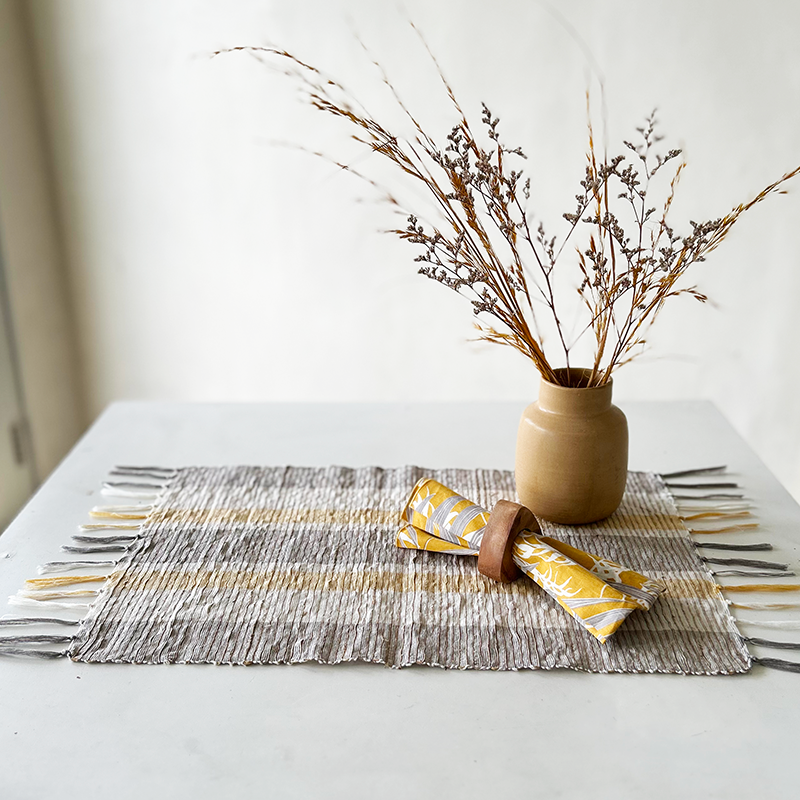 Vetiver Placemats set/6 | Indian Summer