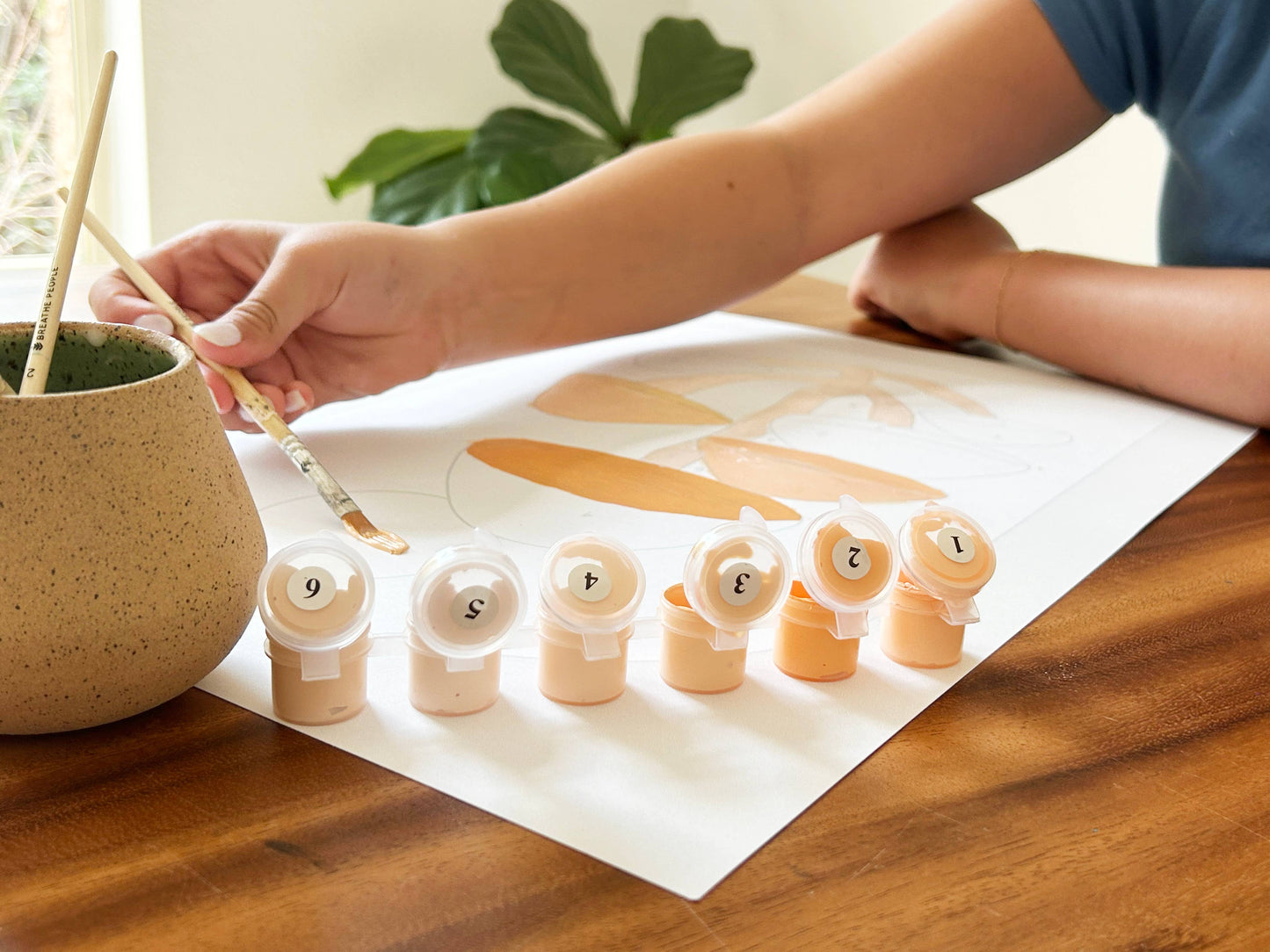 The Good Seed | Minimalist Paint-by-Number Kit - Flowers