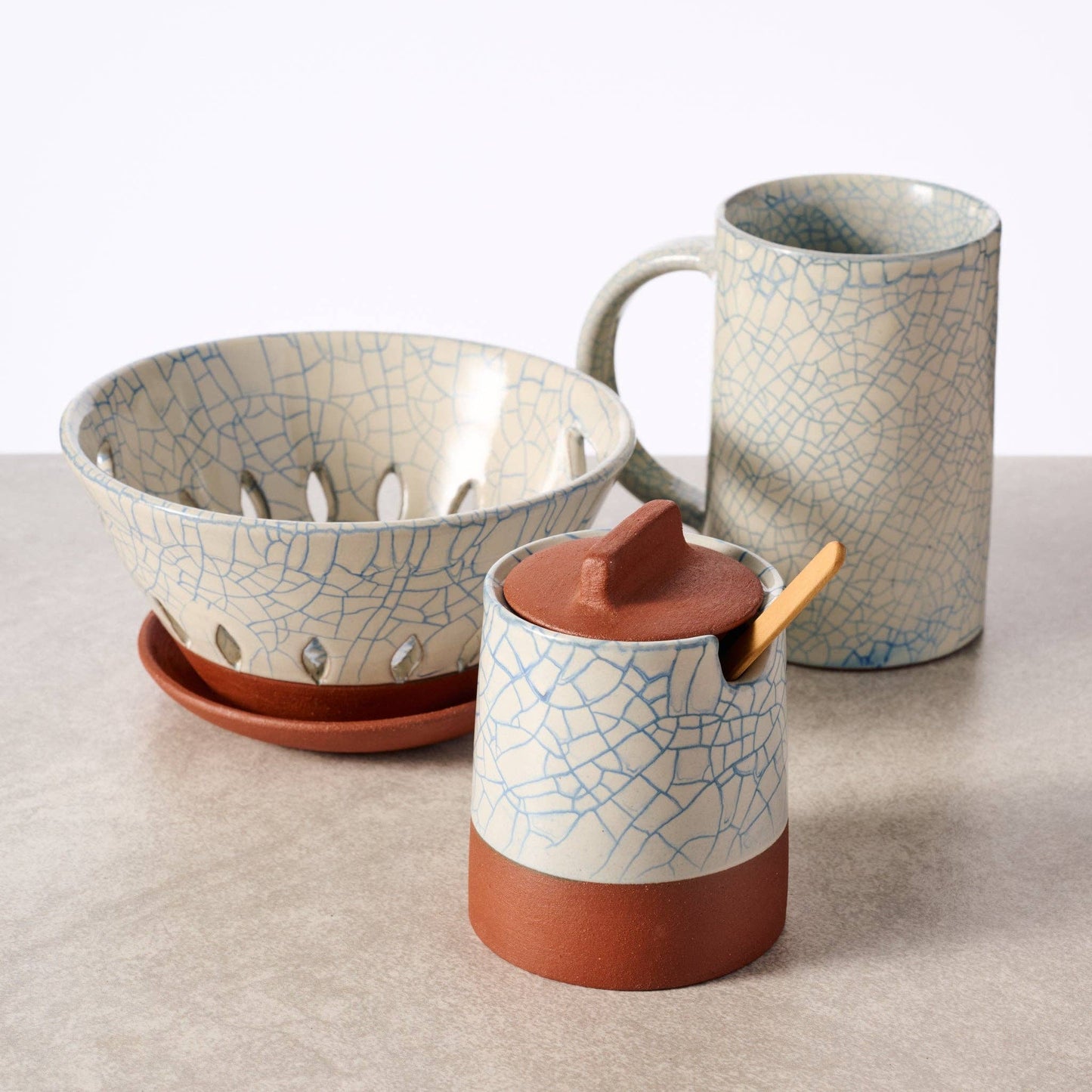 Ciya Blue Crackle Mug