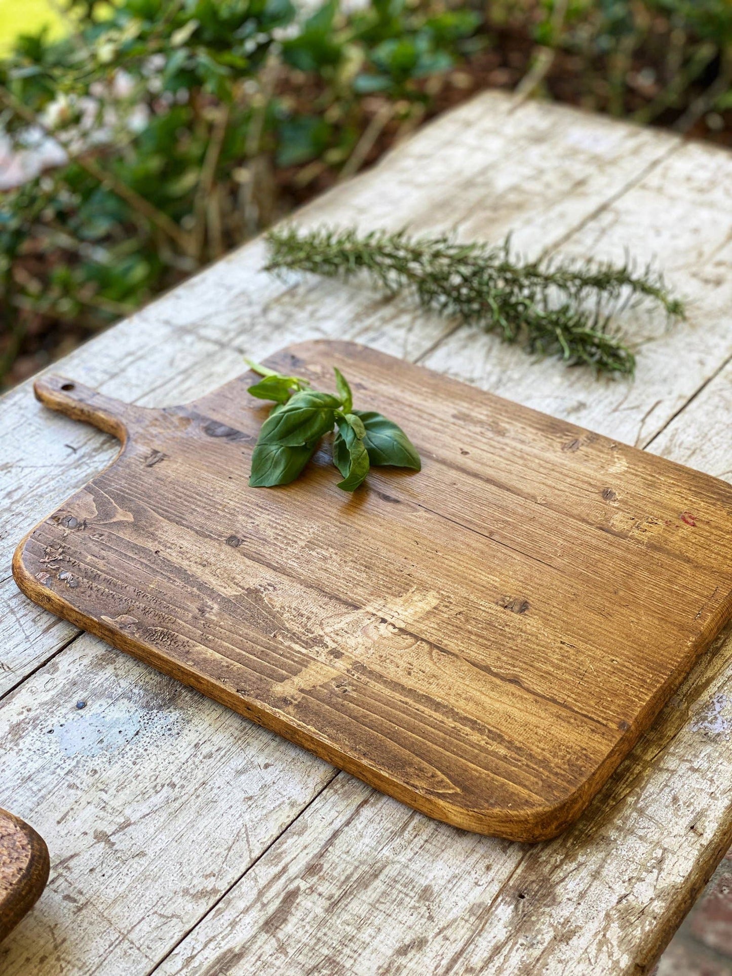 Medium Antique European Bread Board