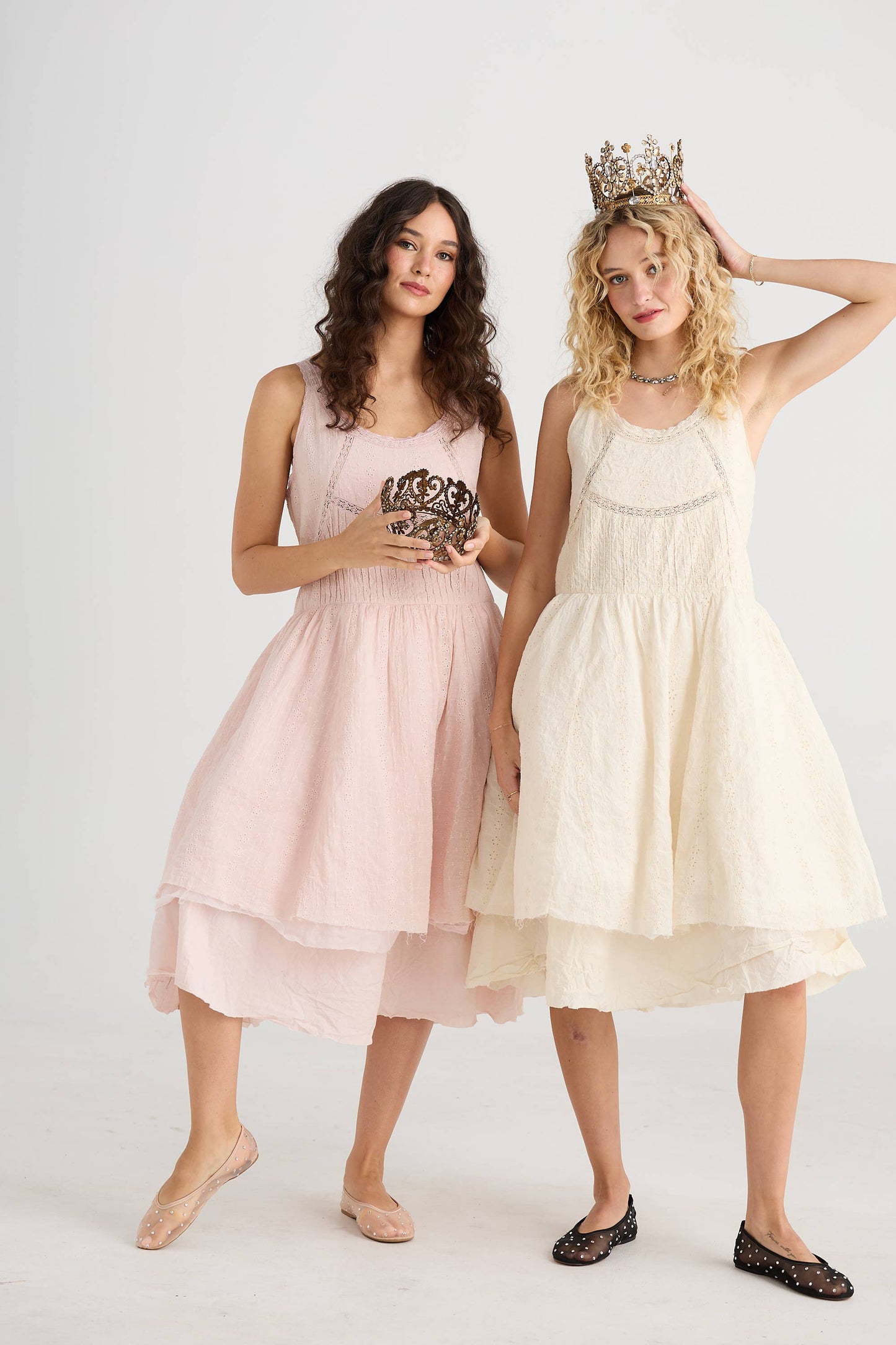 WOMEN'S - Cinderella Dress. Powder Pink
