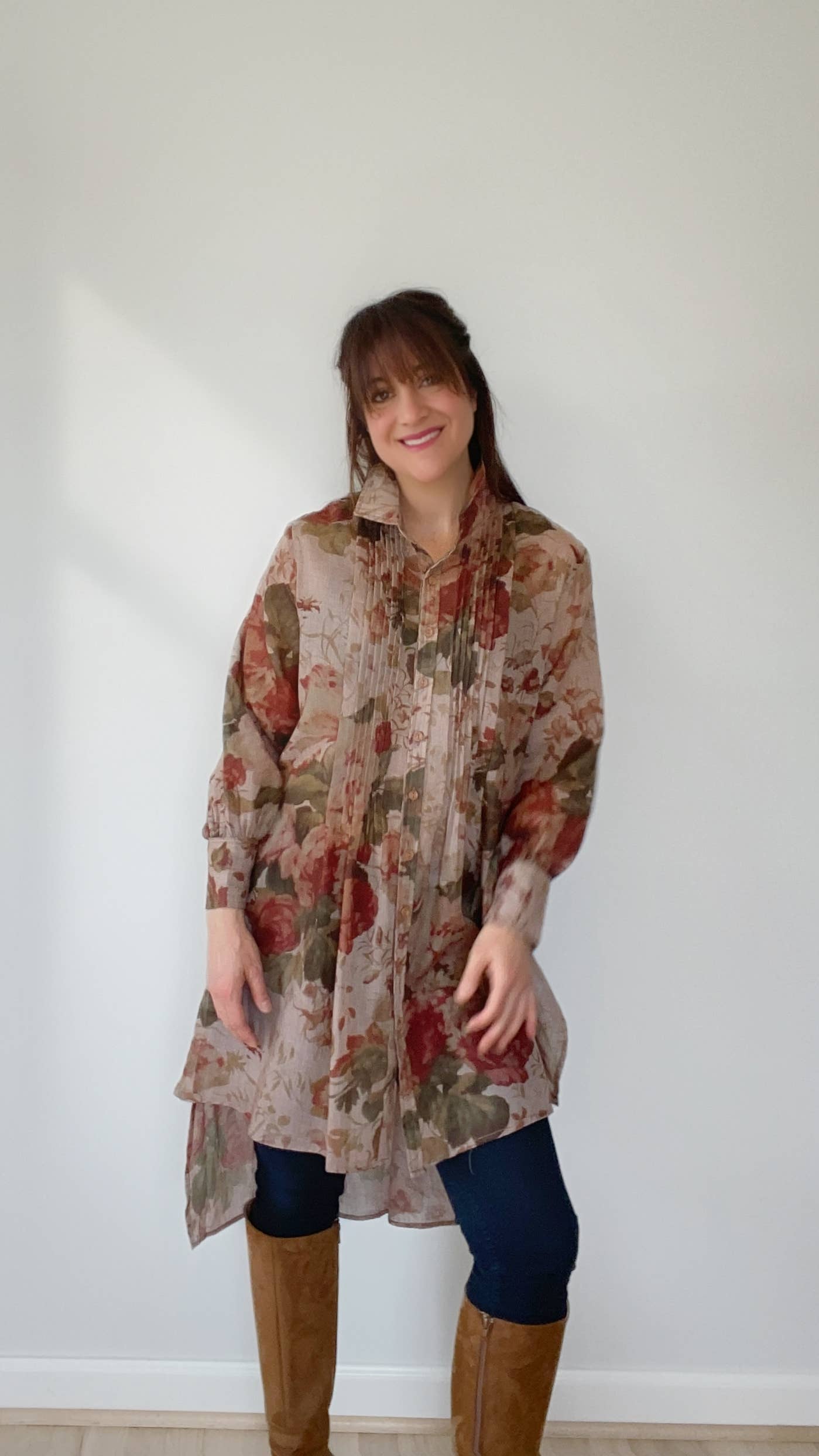 WOMEN'S - Annabelle Shirt Dress - Antique Rose