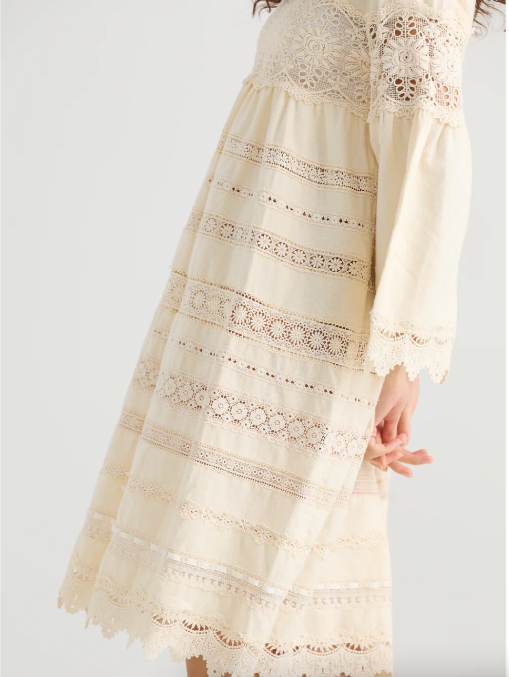 WOMEN'S - Sweetpea lace Dress - Vanilla.