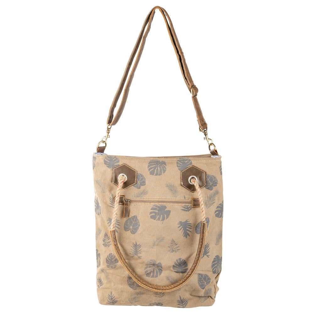 Floral Dragonfly Tote