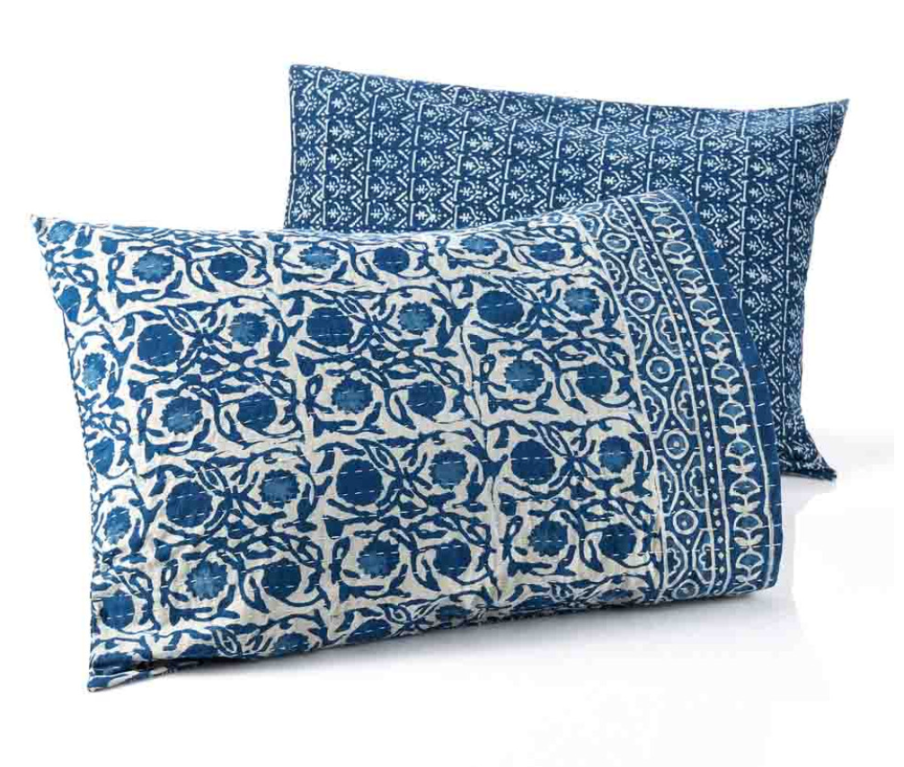Floral Dabu Cotton Bedding
