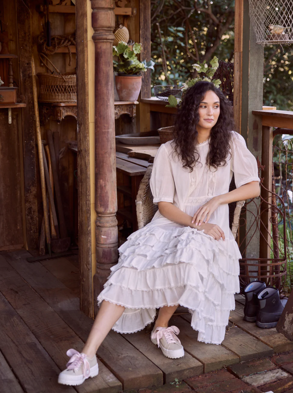 WOMEN'S - Clementine Dress, Alabaster White