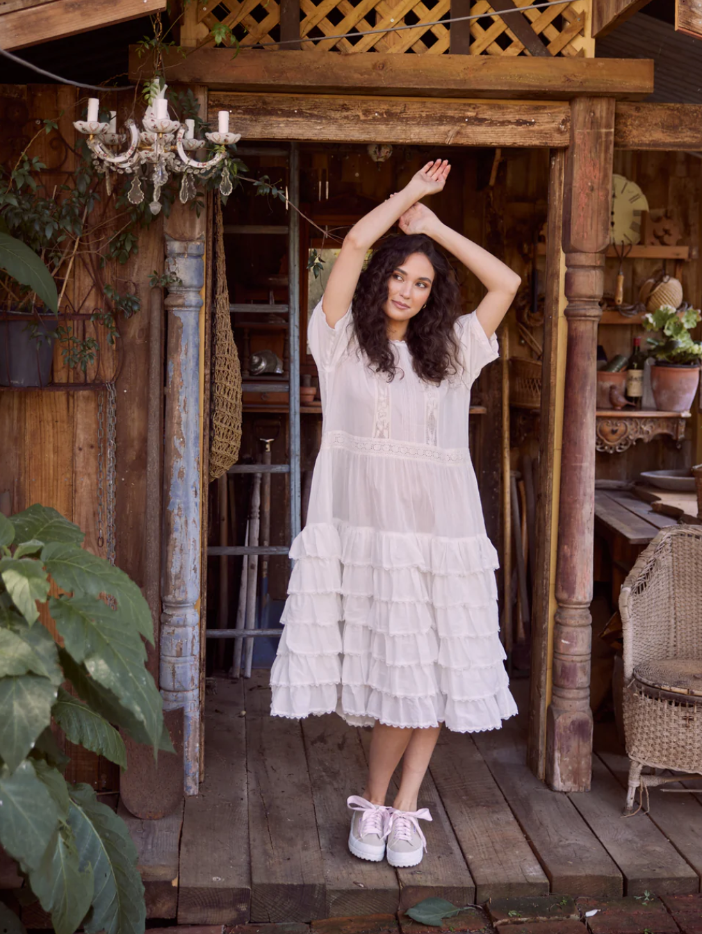 WOMEN'S - Clementine Dress, Alabaster White