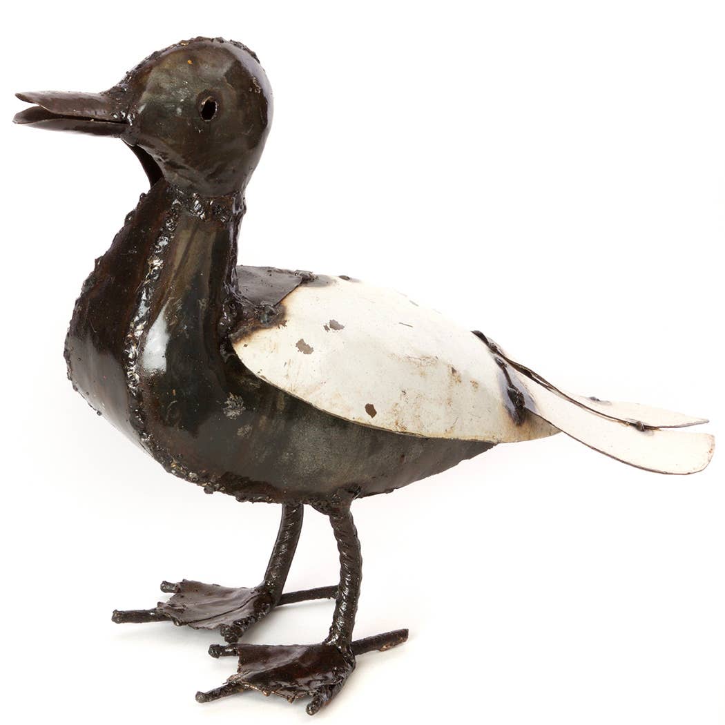 Recycled Metal Mama Duck