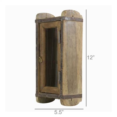 Indus Brick Mold - Cabinet with Glass Door