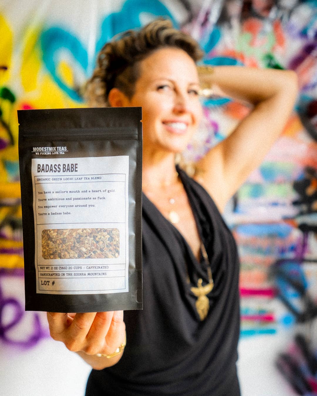 Badass Babe: spiced green loose leaf tea blend