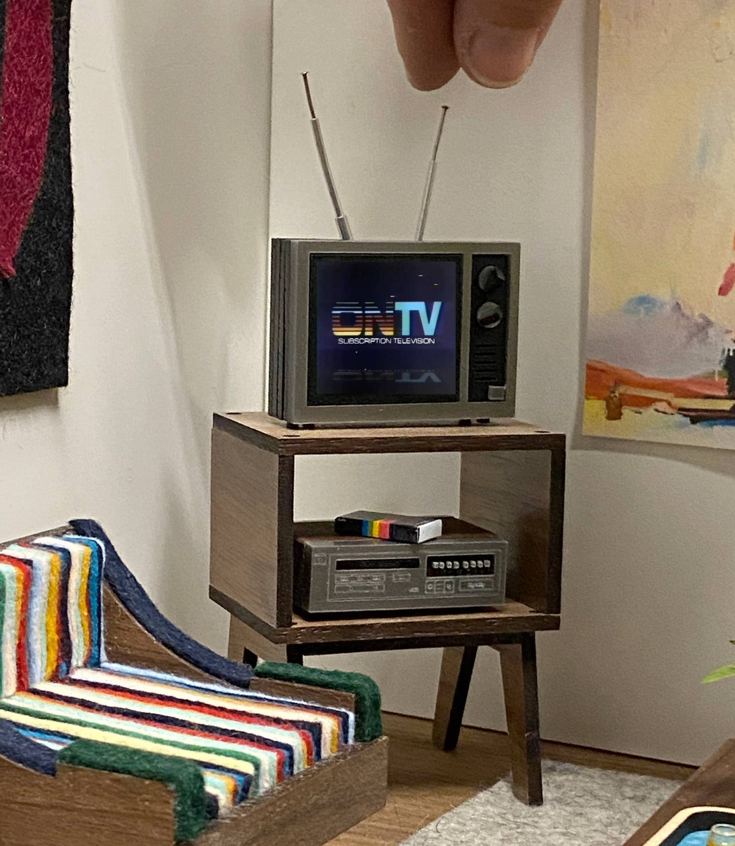 1:12 Scale Miniature Television