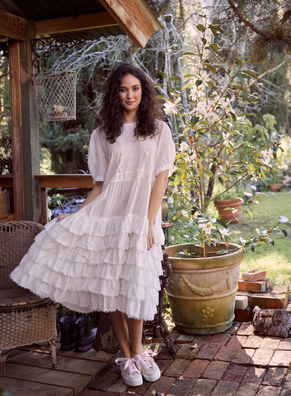 WOMEN'S - Clementine Dress, Alabaster White