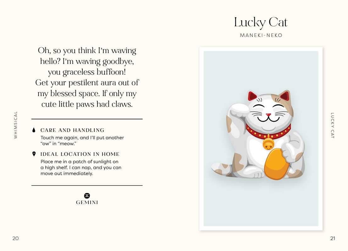 Tchotchkes and their F*cked-Up Thoughts by Elisabeth Saake