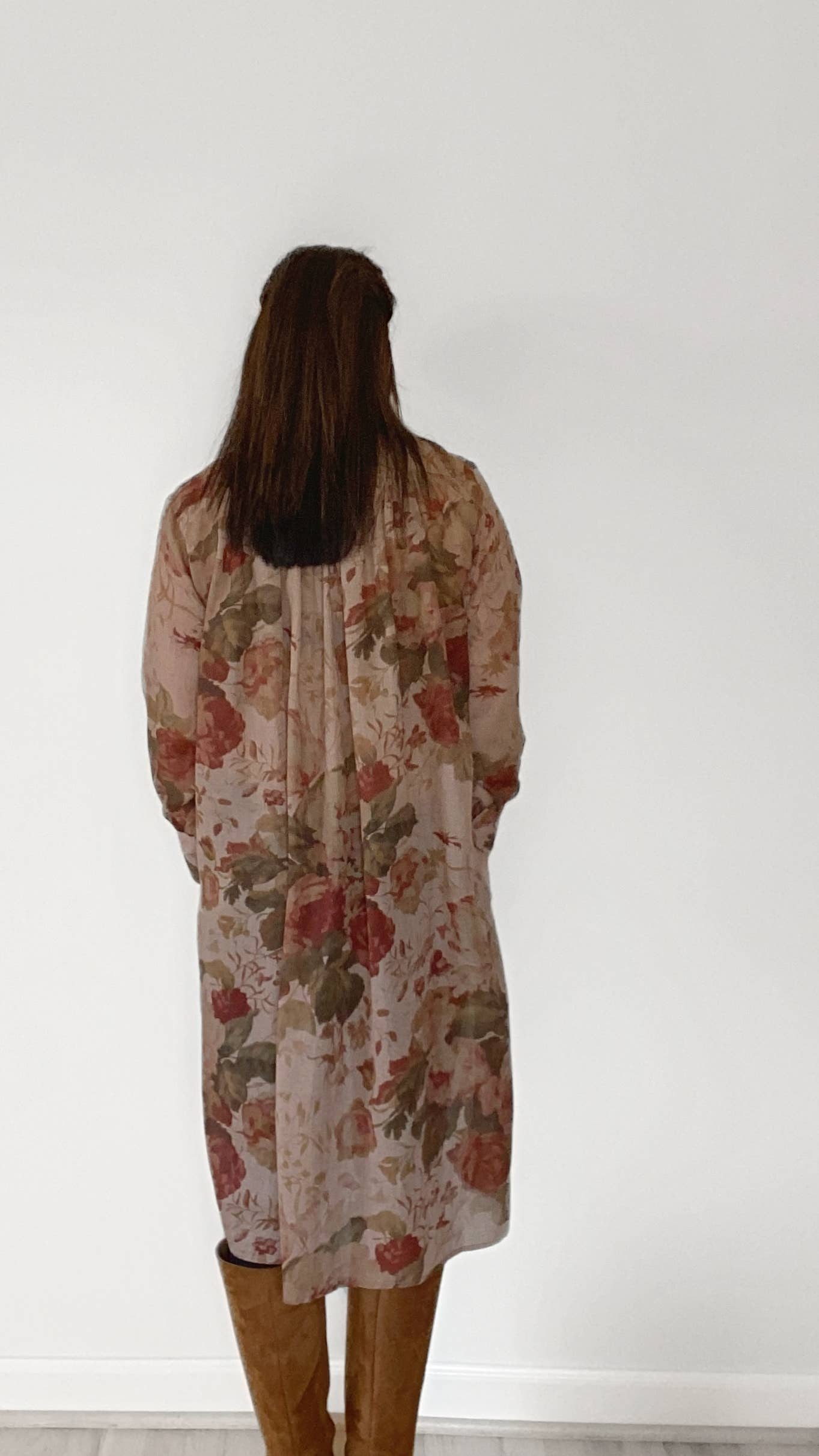 WOMEN'S - Annabelle Shirt Dress - Antique Rose