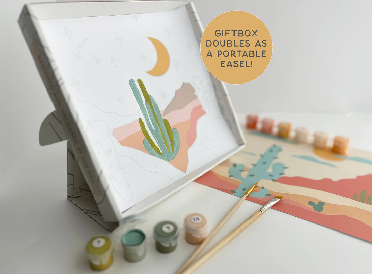 Zen Balance with Birds Meditative Art Paint by Number Kit