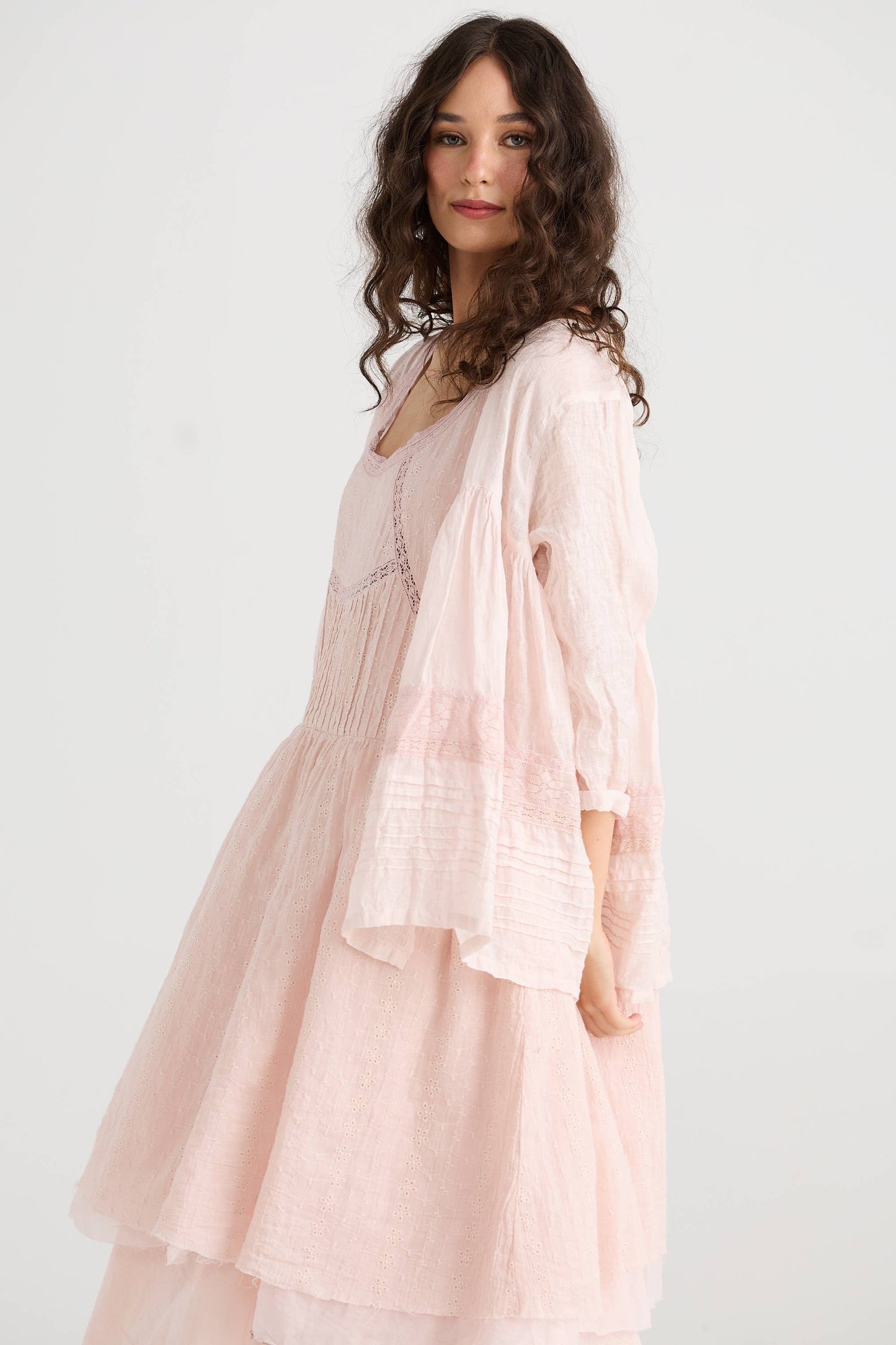 WOMEN'S - Cinderella Dress. Powder Pink