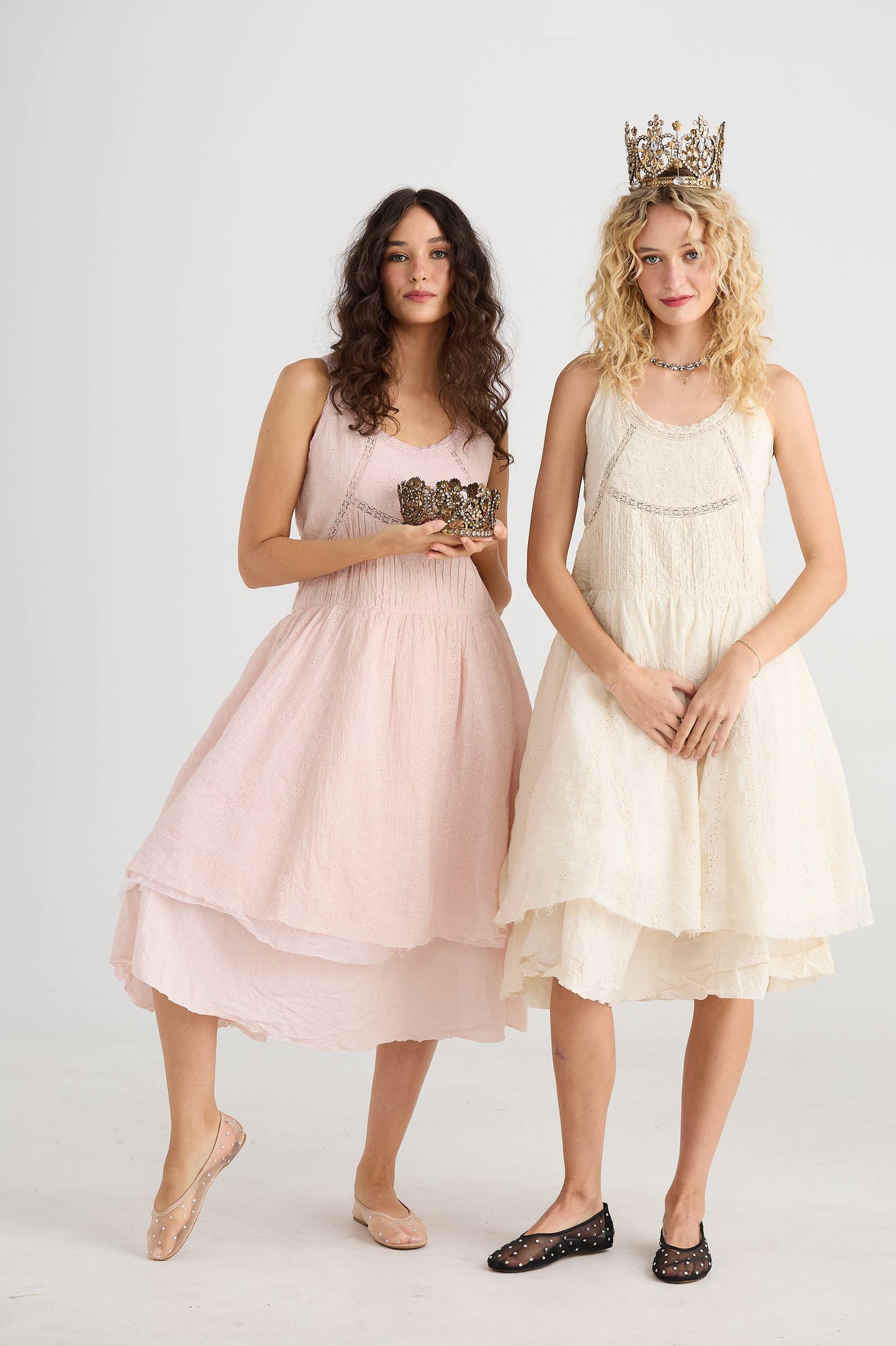 WOMEN'S - Cinderella Dress. Powder Pink