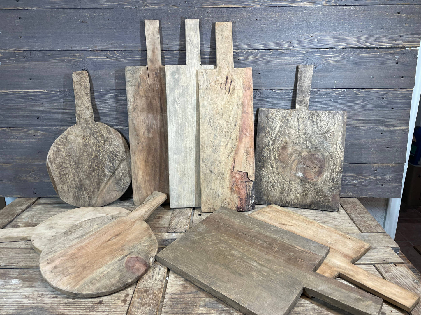 Rustic Farmhouse Wood Pizza Board-Tray