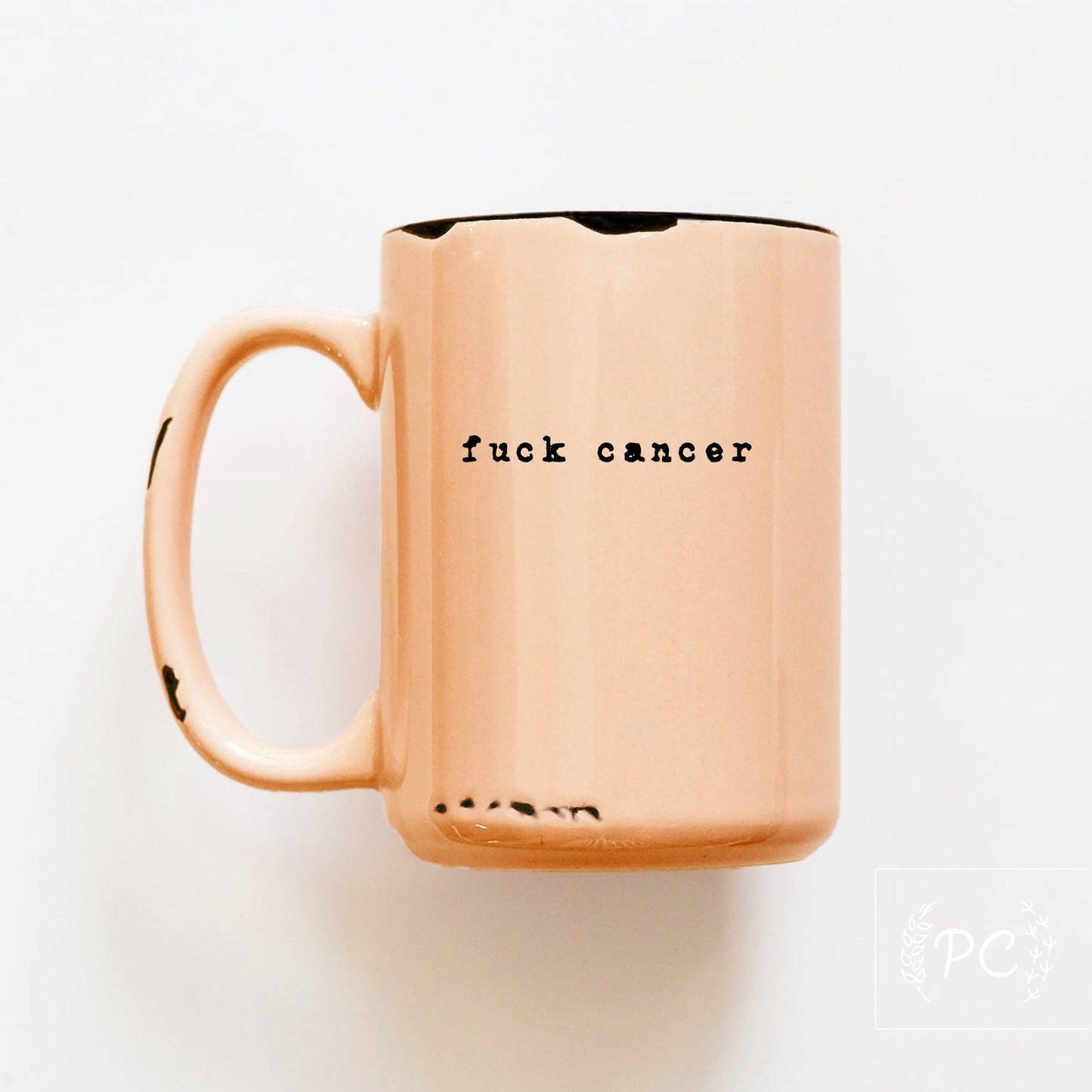 Fuck cancer | ceramic mug