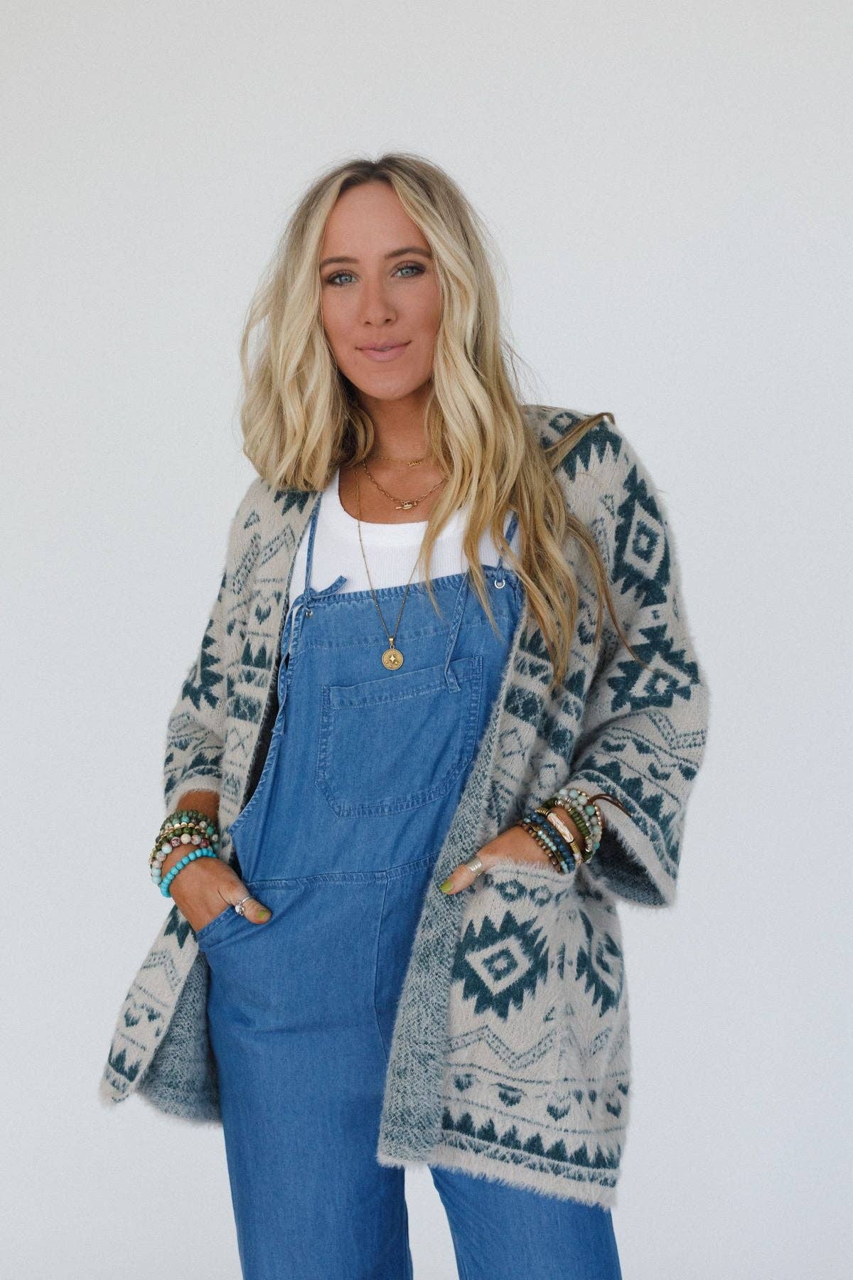 Wild Mesa Cardigan - Teal