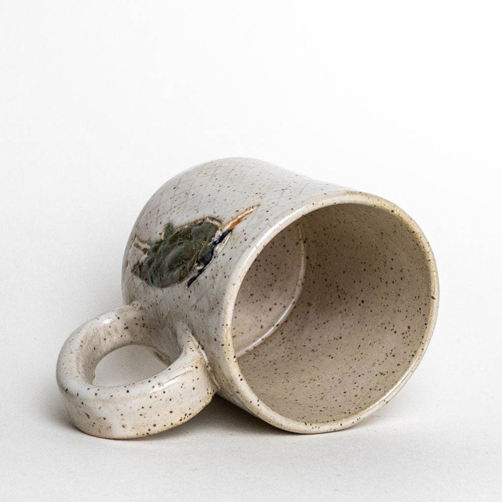 Blue Heron Mug Handmade