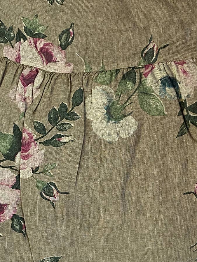 WOMEN'S - AUDREY FLORAL LINEN DRESS