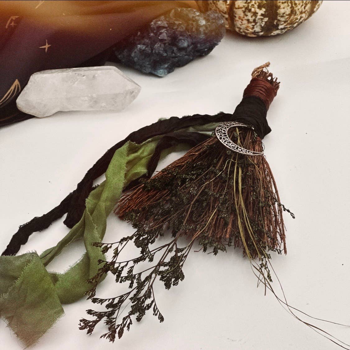 Mystic Fir & Cinnamon Mini Besom Broom