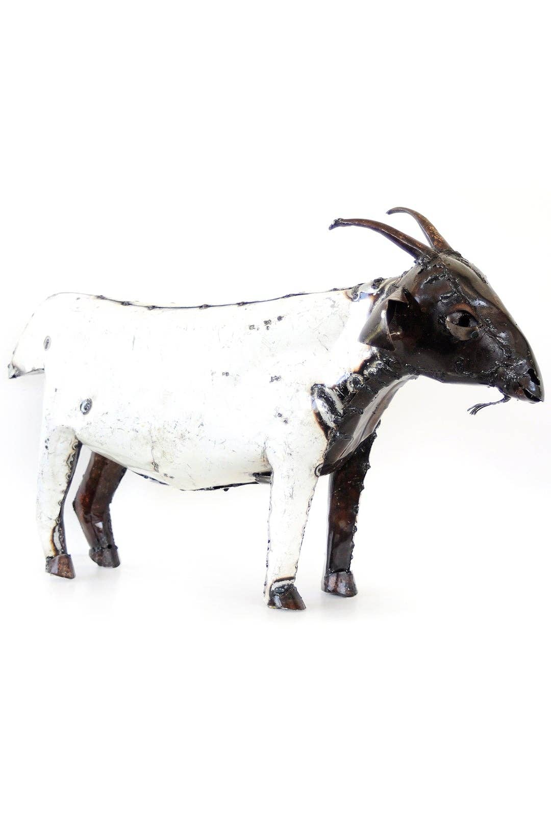 Recycled Metal African Farm Goats