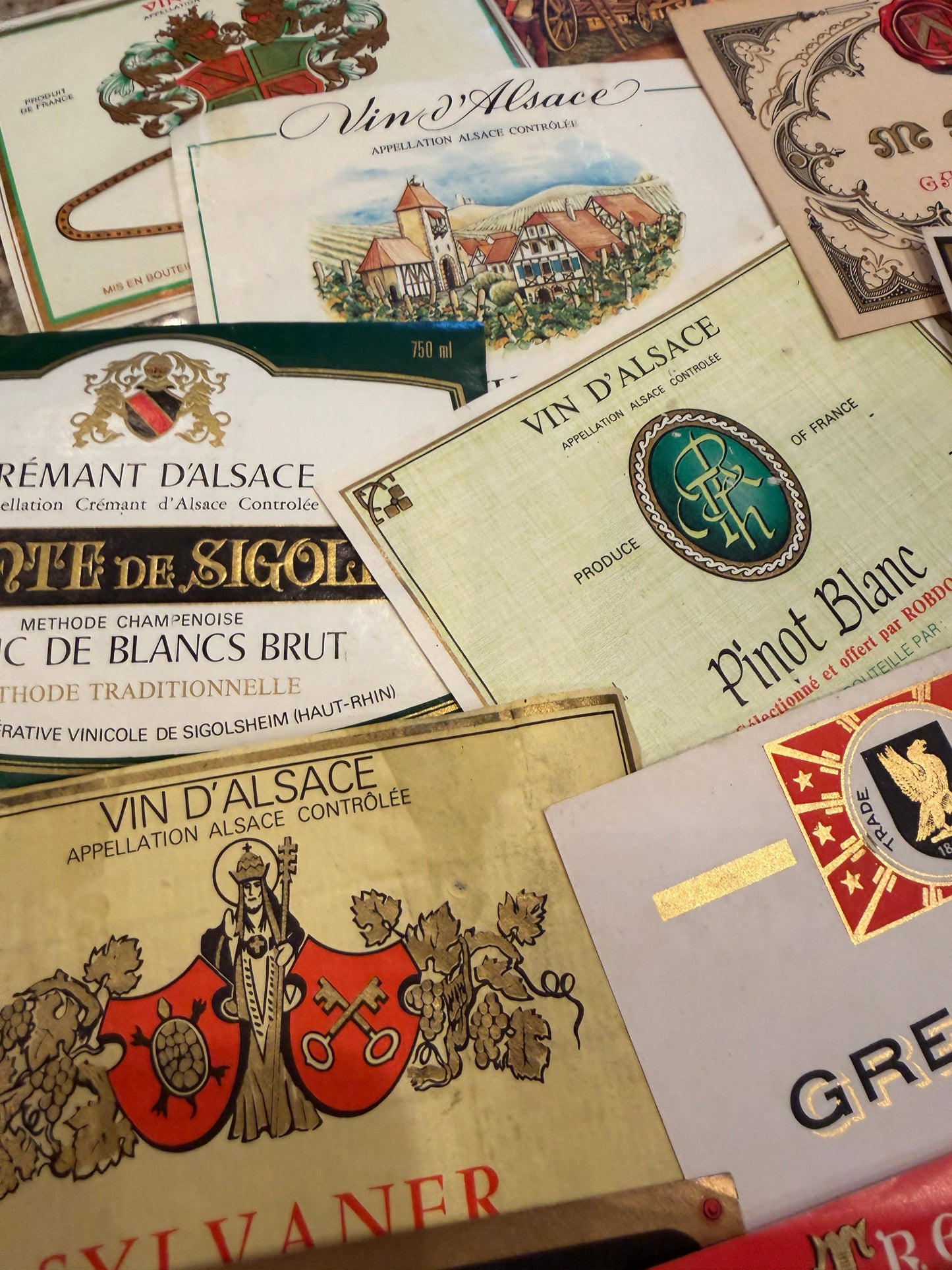 Antique and Vintage Labels in bundles of 10