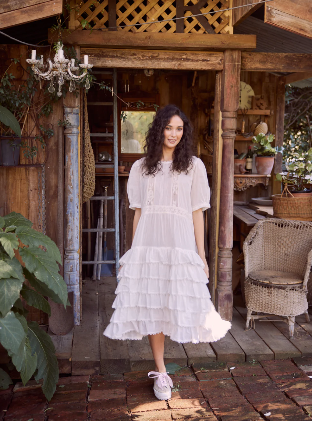 WOMEN'S - Clementine Dress, Alabaster White