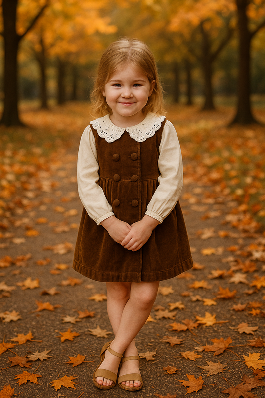Sleeveless  Corduroy Dress