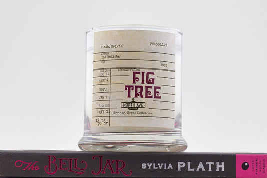 Banned Book Candle / The Bell Jar / Feminist Gift / bookish