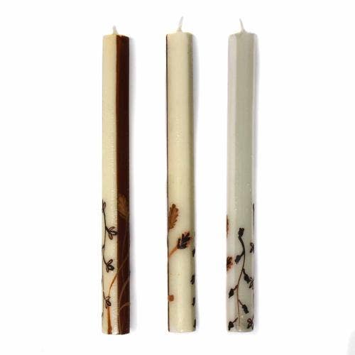 Hand Painted Dinner Candles Set - Kiwanja Design