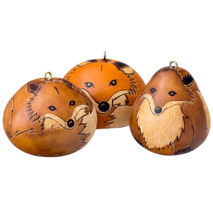 Fox Gourd Ornament - Natural Gift