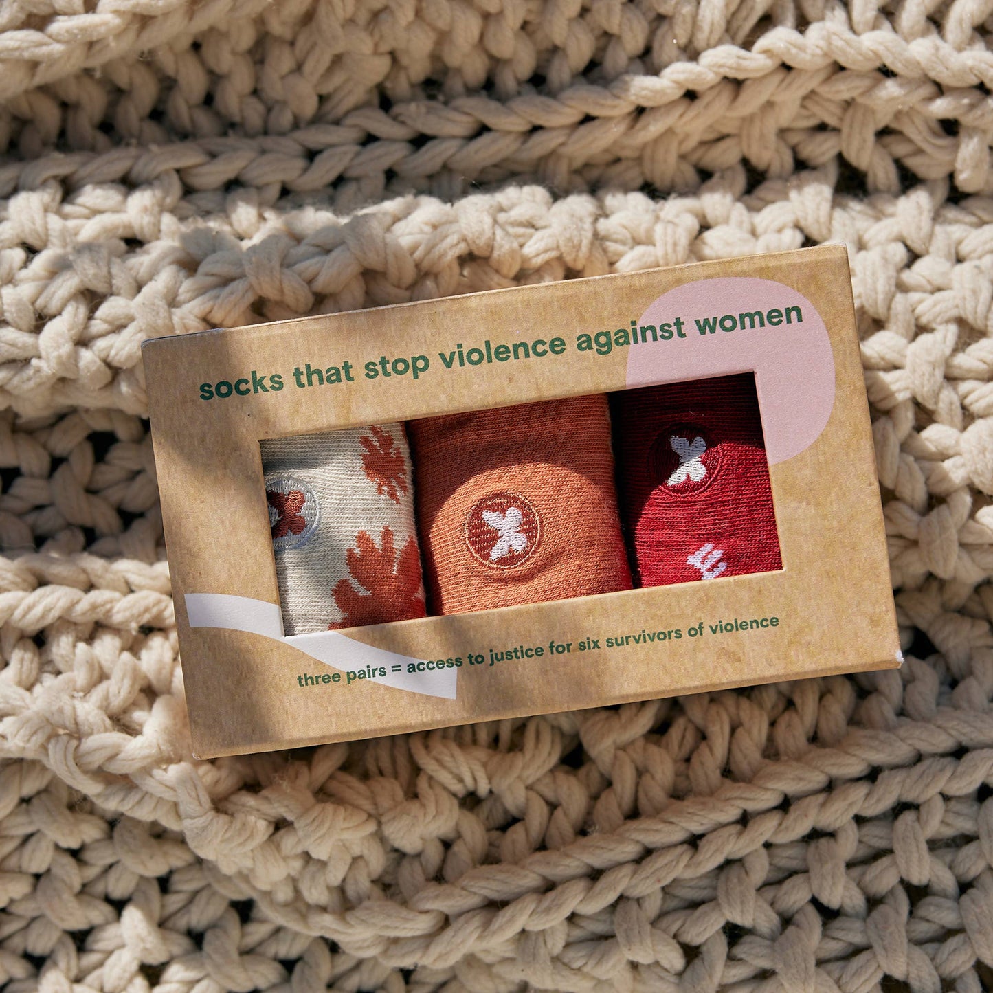 Boxed Set Socks that Stop Violence Against Women