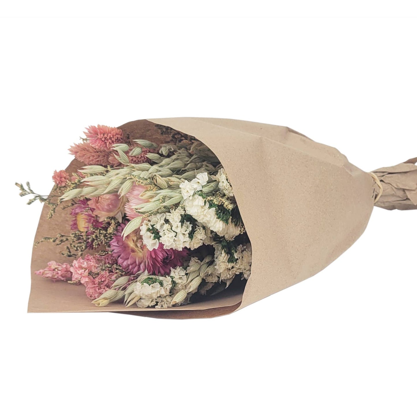 Preserved Bouquet Ivory & Pink