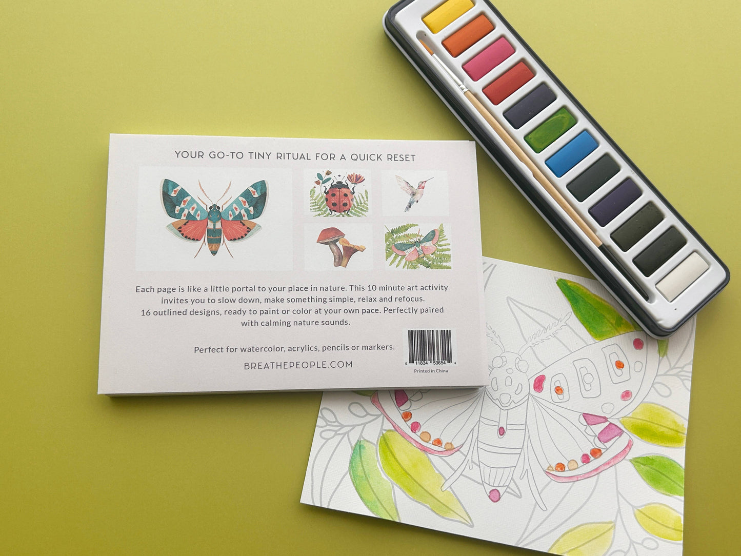 10 Minute Creative Escape Art Book — Nature Wonders
