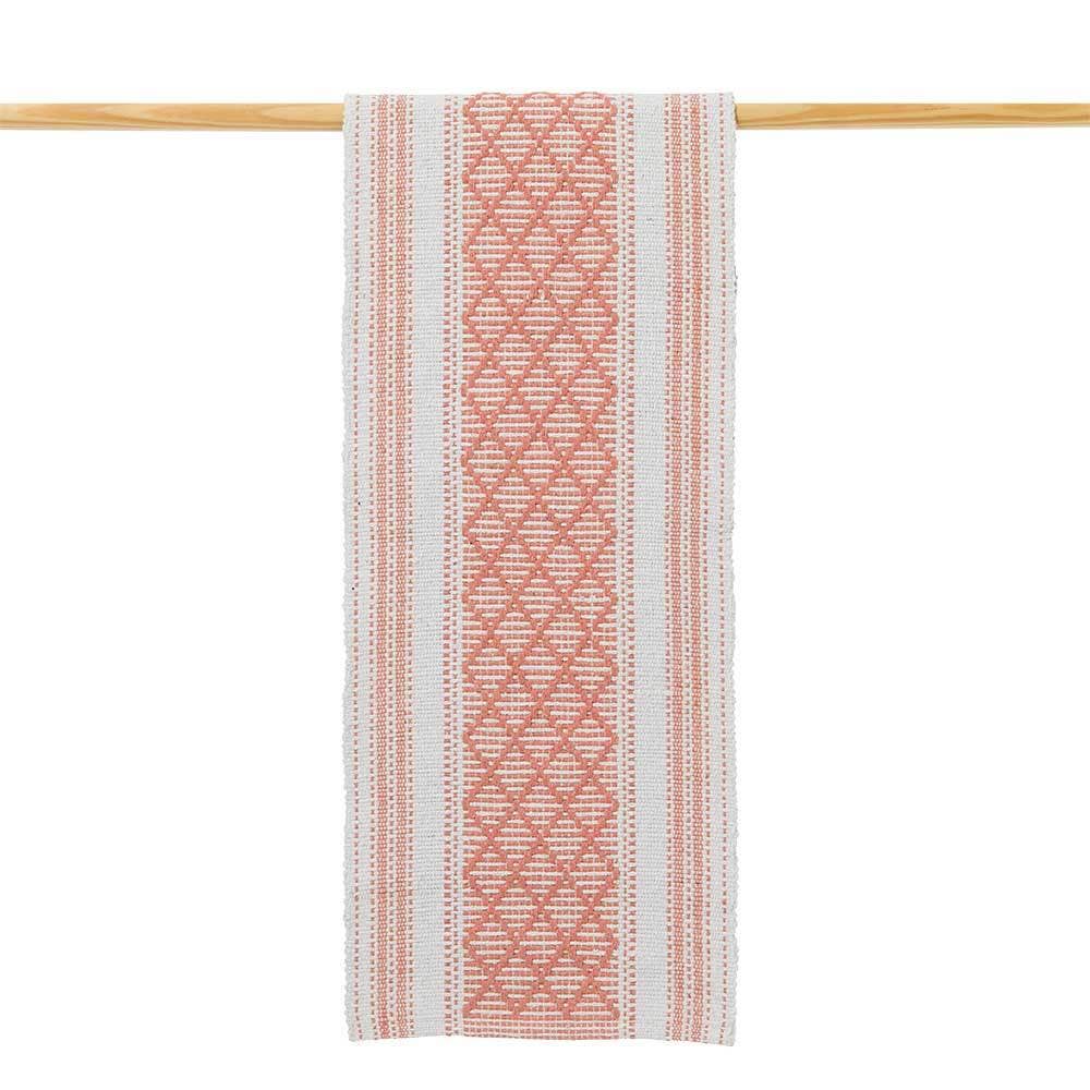 Lattice Rethread Cotton Table Runner