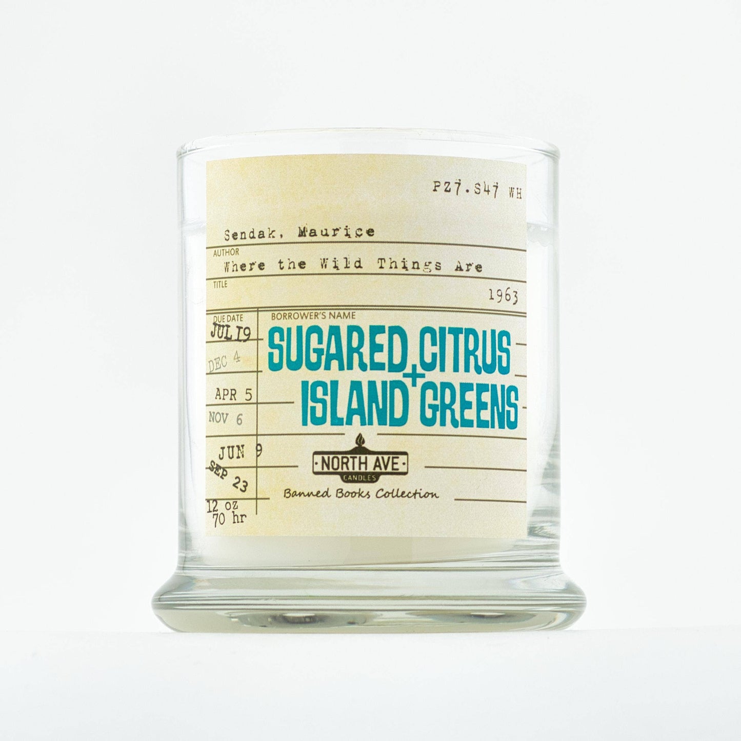 Banned Book Candle / Where the Wild Things Are / Book Gift