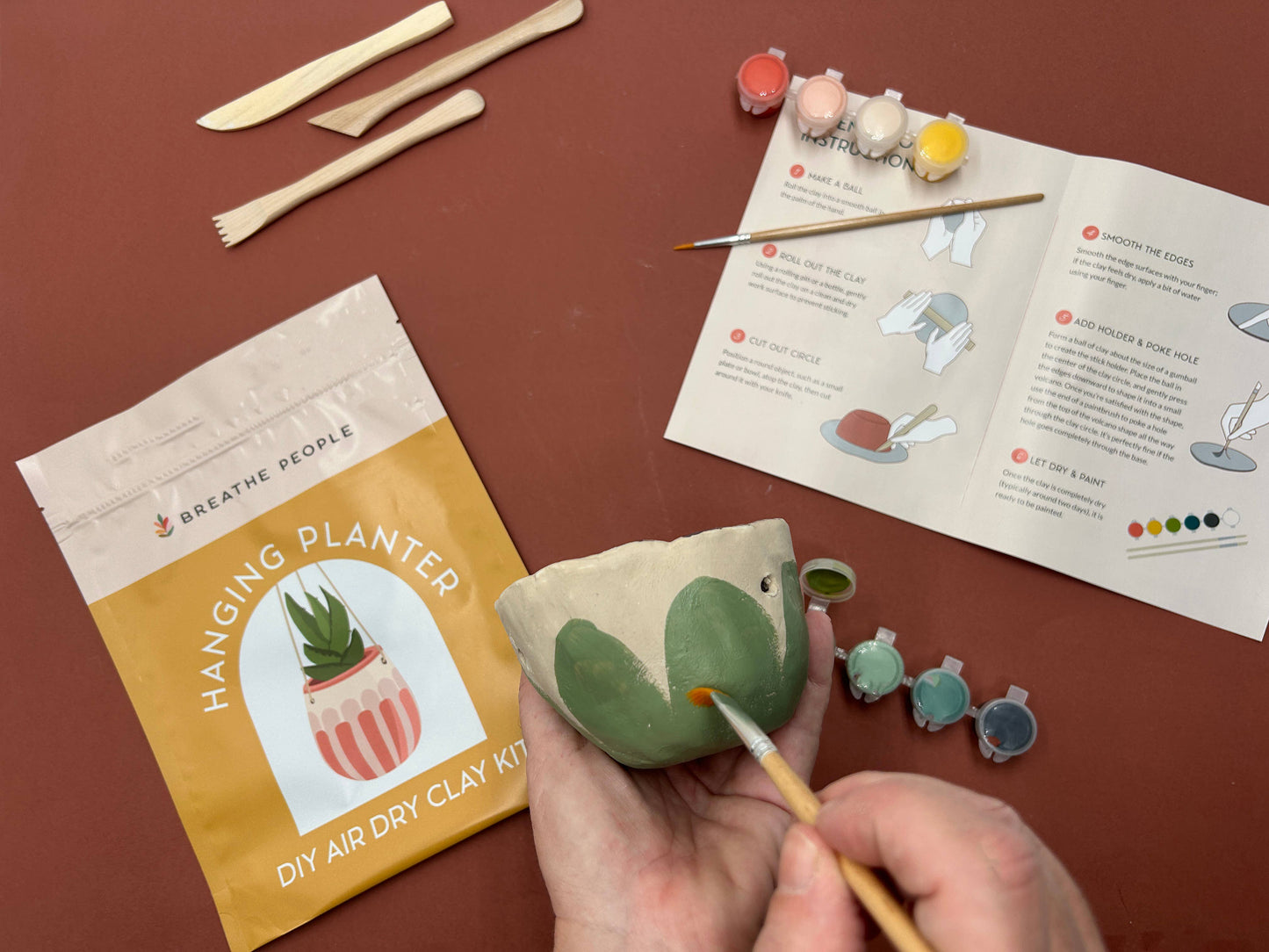DIY Air Dry Clay Kit- Make Your Own Sun Wall Hanging